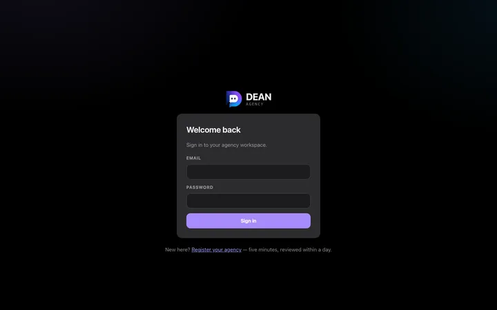 agent.dean.school home page