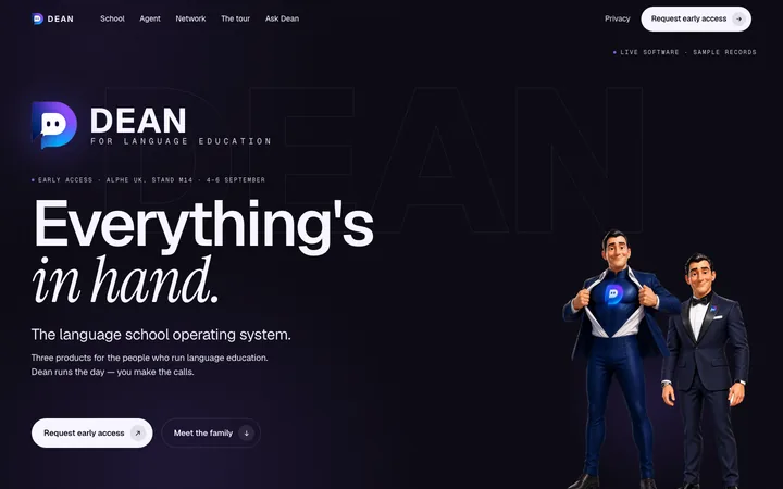dean.school home page